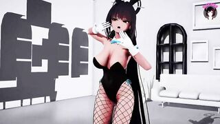 Big Tits Sexy Bunny Girl Dancing Lamb In Mesh tights (3D HENTAI)