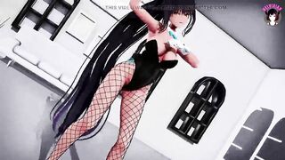 Big Tits Sexy Bunny Girl Dancing Lamb In Mesh tights (3D HENTAI)