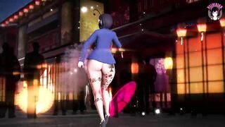 Sexy MILF With Huge Tits And Ass In Mask Dancing (3D HENTAI)