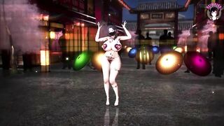 Sexy MILF With Huge Tits And Ass In Mask Dancing (3D HENTAI)