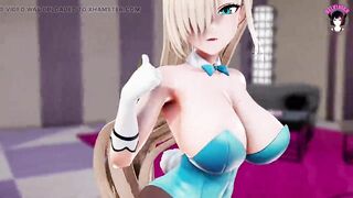 Asuna x Karin - Sexy Dance In Hot Bunny Suits (3D HENTAI)