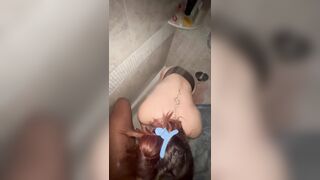 SHOWER TURNS INTO SLIPPERY CREAMPIE FUCK