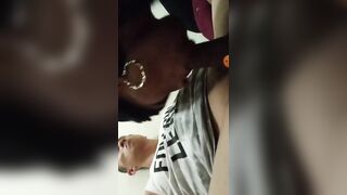 GF best Friend Giving me Head in the Hallway Closet