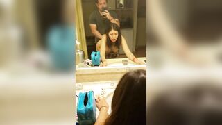 Tinder Girl Rough Mirror Sex in Beach Hotel