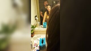 Tinder Girl Rough Mirror Sex in Beach Hotel