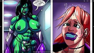 Futanari She Hulk Hard Pussy Pounding Marvel Comic Porn