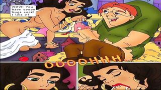 The Hunchback Of Notre Dame – Esmeralda Was A Slut Gangbang Comic Porn