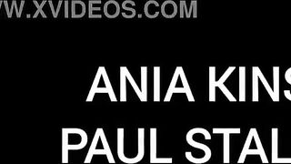 Pornstar Ania Kinski gets fucked in the ass by a fan who wants to try out in the porn industry