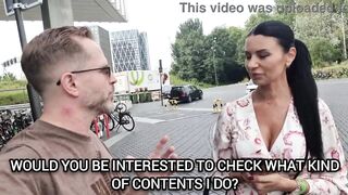 Pornstar Ania Kinski gets fucked in the ass by a fan who wants to try out in the porn industry