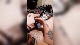 Wife Drawing on my dick