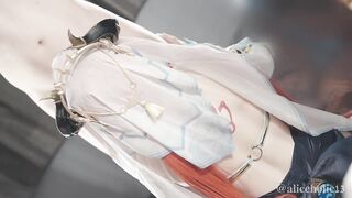 ❤????【ありすほりっく】原神 素人コスプレイヤー のASMR風 じゅぽ音フェラチオ動画