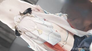 ❤????【ありすほりっく】原神 素人コスプレイヤー のASMR風 じゅぽ音フェラチオ動画