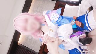 ????✨【aliceholic13】Honkai:Star Rail March 7th Cosplaying Femdom handjob cumshot video.