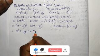 Ratios of multiple angles examples Part 3