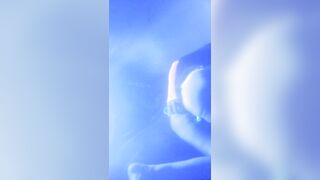 Black light anal beads blonde