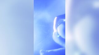 Black light anal beads blonde