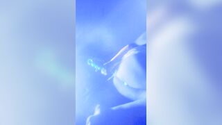 Black light anal beads blonde