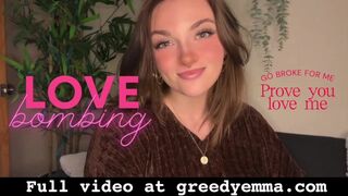 Love Bombing Go Broke For Me - Toxic Manipulation Goddess Worship