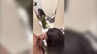 SHE TRIED TO KEEP QUIET WHILE GETTING FUCKED IN DRESSING ROOM PART 2 ( PEOPLE WERE EVERYWHERE)