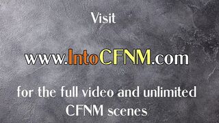 CFNM British office femdoms jerk n suck n group till cumshot