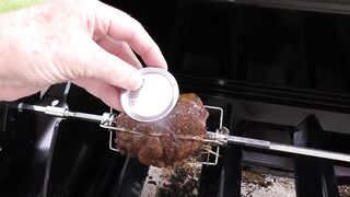 NZ MILF slut gets BBQ meat thermometer inserted in her holes after her Master probes the other meat