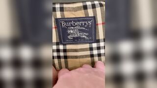 Tease with my Burberry coat, full video coming