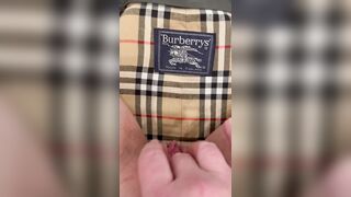 Tease with my Burberry coat, full video coming