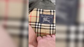 Tease with my Burberry coat, full video coming