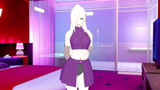 making the beautiful Ino undress before us - Simulation game - Isekai Brothel