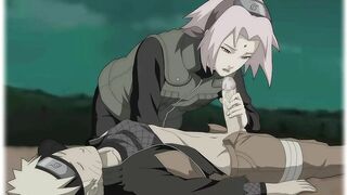 Fucking Sakura Haruno in the hot springs - Naruto Family Vacation - [Scenes + Download]