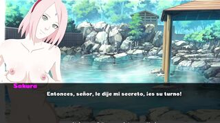 Fucking Sakura Haruno in the hot springs - Naruto Family Vacation - [Scenes + Download]