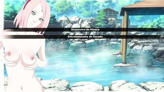 Fucking Sakura Haruno in the hot springs - Naruto Family Vacation - [Scenes + Download]