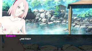 Fucking Sakura Haruno in the hot springs - Naruto Family Vacation - [Scenes + Download]