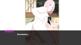 Fucking Sakura Haruno in the hot springs - Naruto Family Vacation - [Scenes + Download]