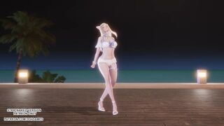 [MMD] CHUNG HA - Sparkling Ahri Sexy Kpop Dance League of Legends Uncensored Hentai 4K