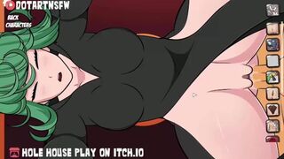 Hole House Gameplay Tatsumaki Dress Lift Cum Filling