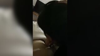 POV Cute Girl Sucking Pretty and Big Dick