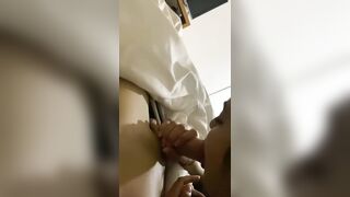 POV Cute Girl Sucking Pretty and Big Dick