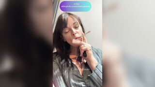 Smoking English accent Mature Milf