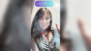 Smoking English accent Mature Milf