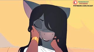 TWO CUTE FUTANARI FURRY GIRLS HENTAI STORY ANIMATION 4K 60FPS