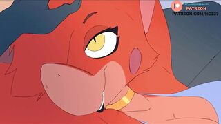 TWO CUTE FUTANARI FURRY GIRLS HENTAI STORY ANIMATION 4K 60FPS