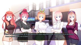 FOLLANDO CON MIKU, NINO, NAKANO, YOTSUBA Y TODAS DEMAS WAIFUS - WAIFUS MISSION V2 - [Review + Descar