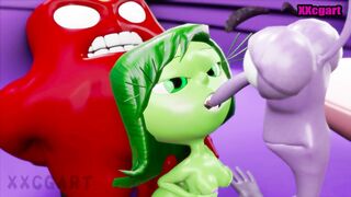 Inside Out 2 New Character Anxiety is here! Threesome sex cartoon