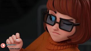 Velma Serves So Many Cocks And Getting Creampie | Scooby Doo Hentai Animation 4K 60Fps