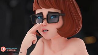 Velma Serves So Many Cocks And Getting Creampie | Scooby Doo Hentai Animation 4K 60Fps