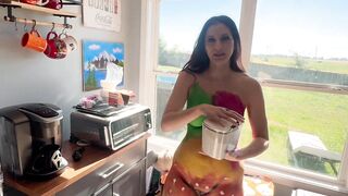 Body Painted Housewife Shows You How To Make Your Husband The Perfect Cup Of Coffee