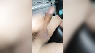 Handjob cumshot cfnm Guatemalan minivan