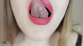 Long Tongue and Lips Fetish, Longest Tongue in your Life