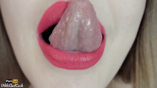 Long Tongue and Lips Fetish, Longest Tongue in your Life